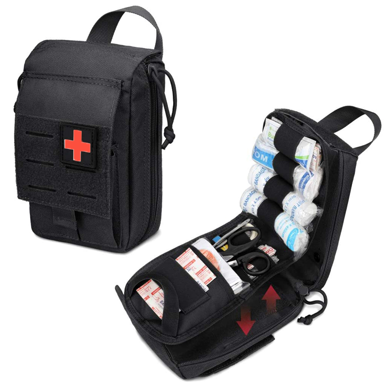 Bivy Bag Emergency - 戦術的な応急処置キット,医療バッグ,緊急,キャンプ,EDCポーチ,サバイバルツールパック,屋外止血帯ポーチ