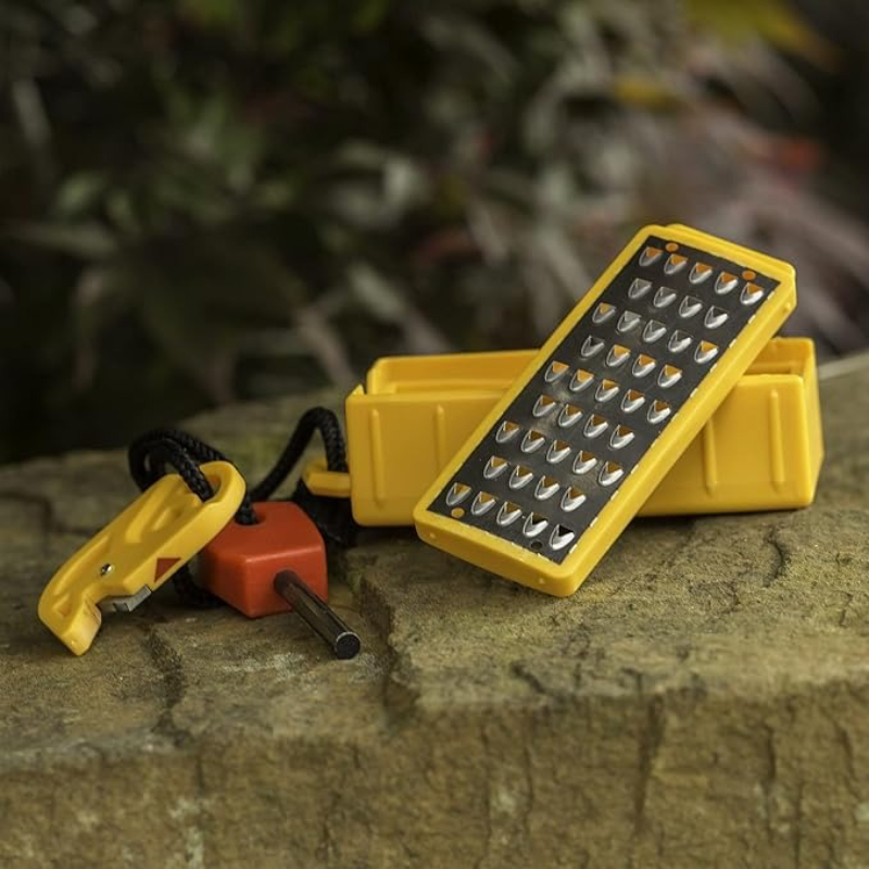 Magnesium Fire Starter - 軽量の火起こし用具：携帯用アウトドアサバイバルツール、緊急用火起こし製作＆タバコアクセサリーツール