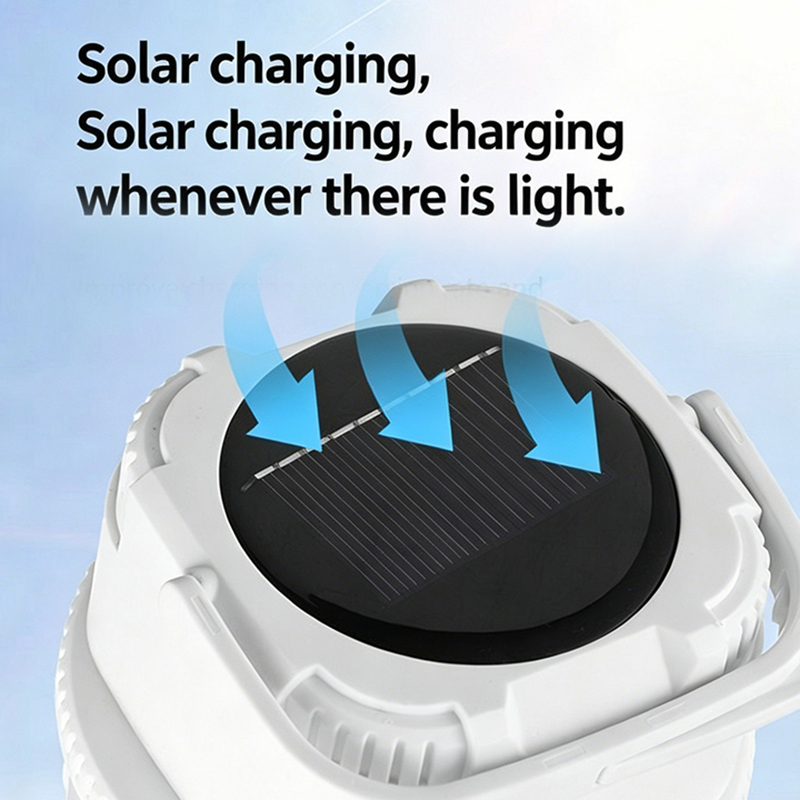 ソーラー充電式屋外キャンプライト、長時間使用可能テントライト - Solar Emergency Charger のレビューと価格