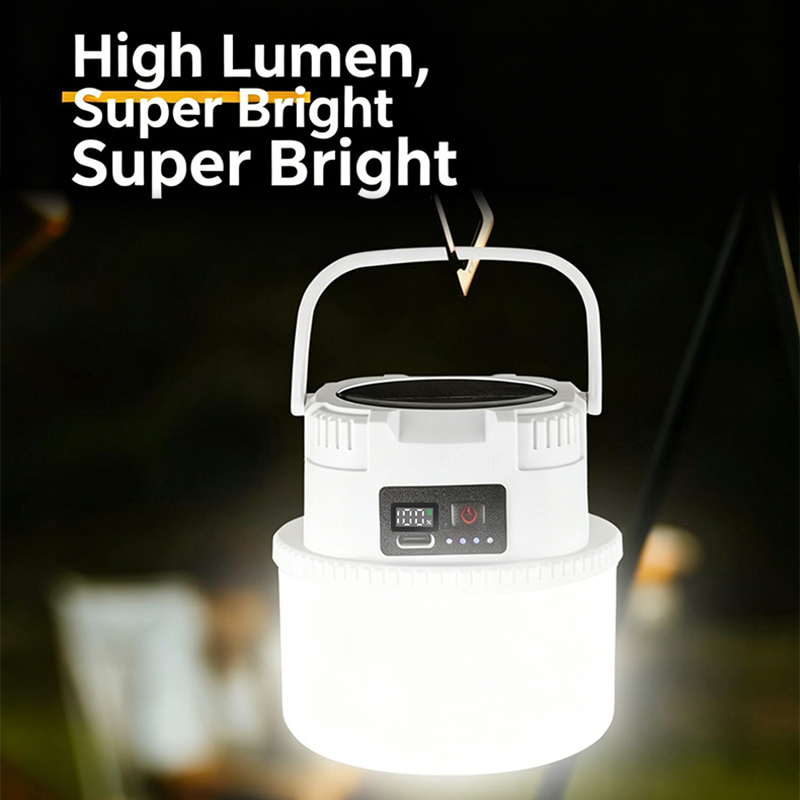 ソーラー充電式屋外キャンプライト、長時間使用可能テントライト - Solar Emergency Charger のレビューと価格