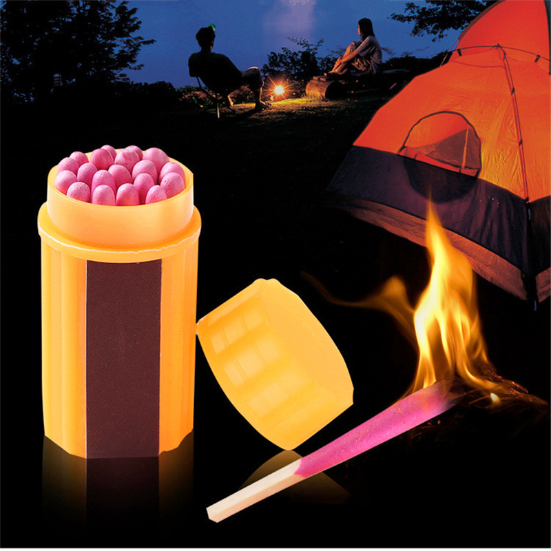 新しいアウトドアキャンプBBQ点火ツール、防風防水マッチ、緊 - Magnesium Fire Starter のレビューと価格