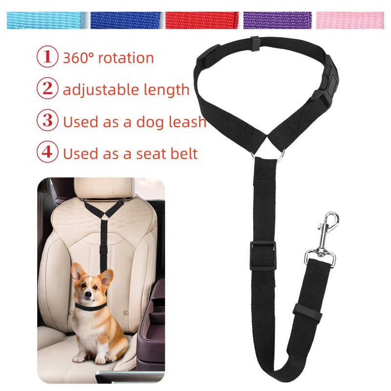 調節可能な脱走防止ペットカーシートベルト犬猫ヘッドレスト安全 - Rescue Rope Throw のレビューと価格